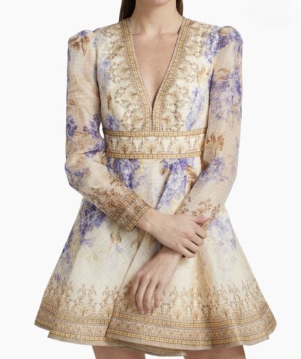 Vestido Dawming Plunge - Zimmermann