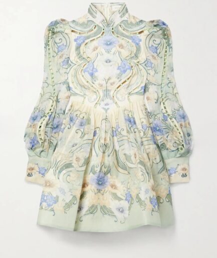 Vestido Rhythm Crystal-Embellished Cutout - Zimmermann